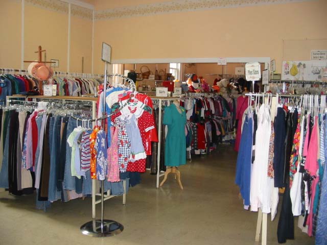 Inside Mustard Seed Thrift Shop